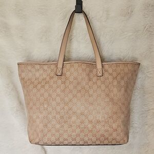 Gucci Pink Monogram Tote